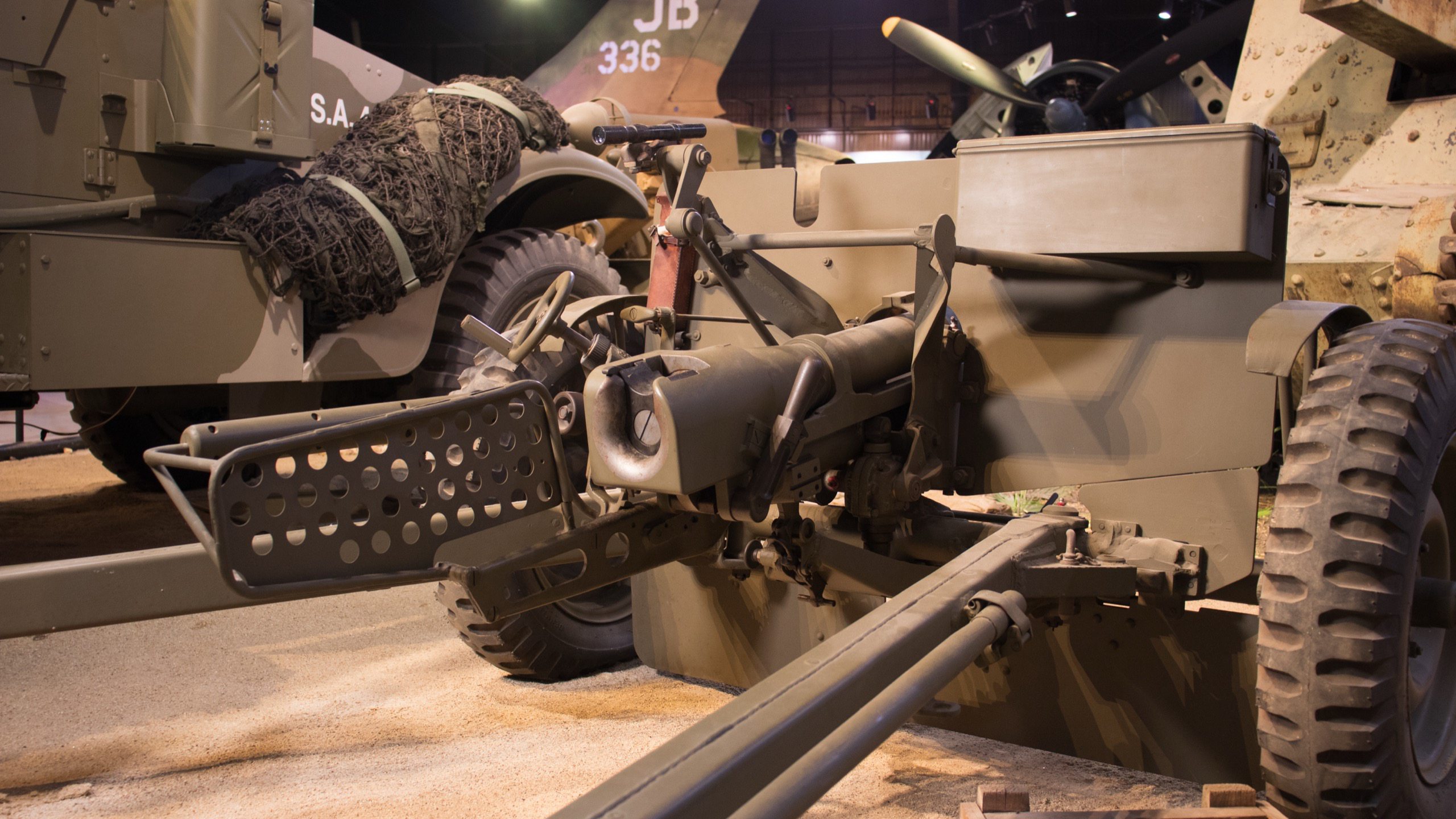1942 37mm M3 Anti-Tank Gun, rear