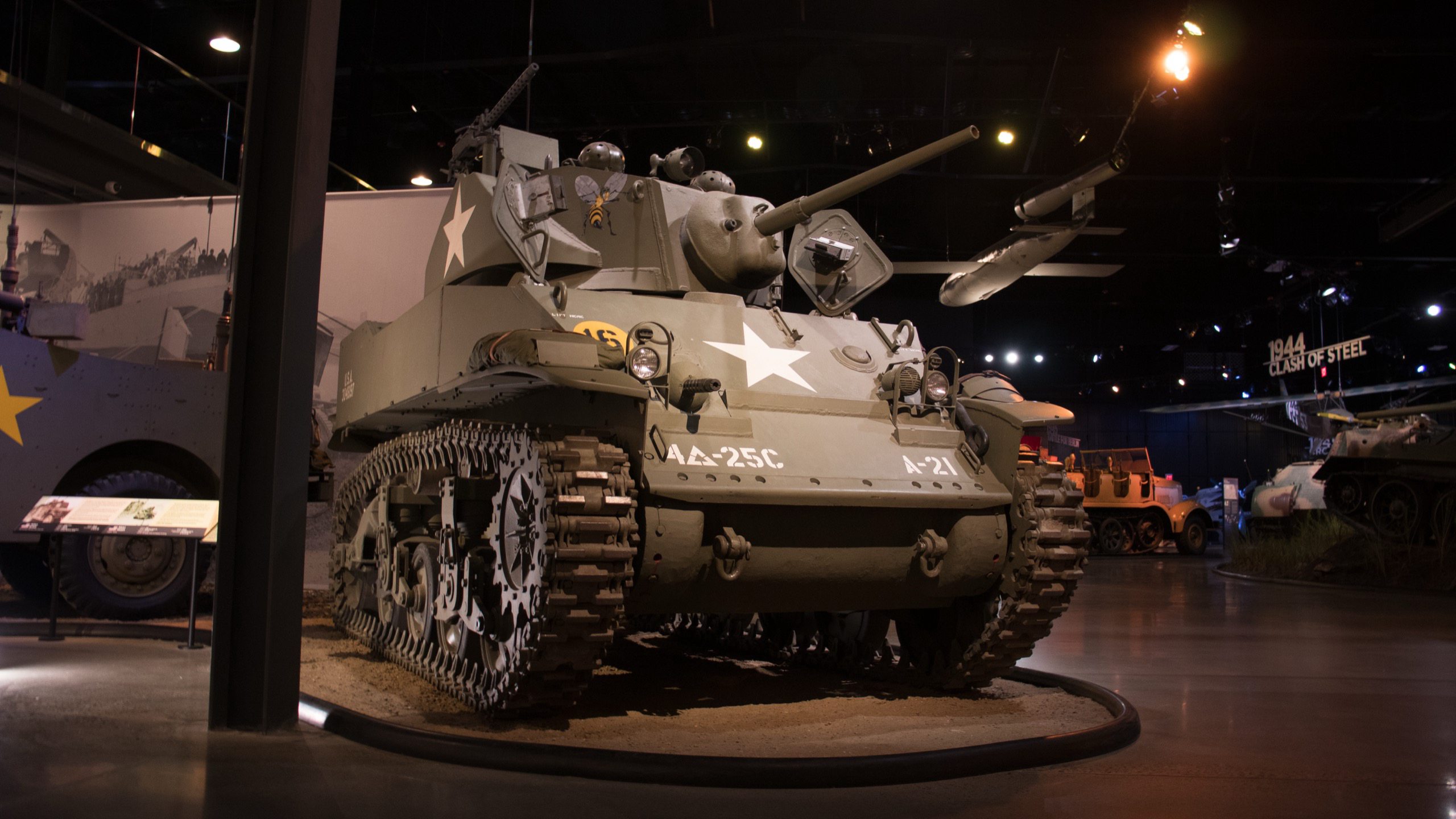 1942 M5A1 Stuart, front