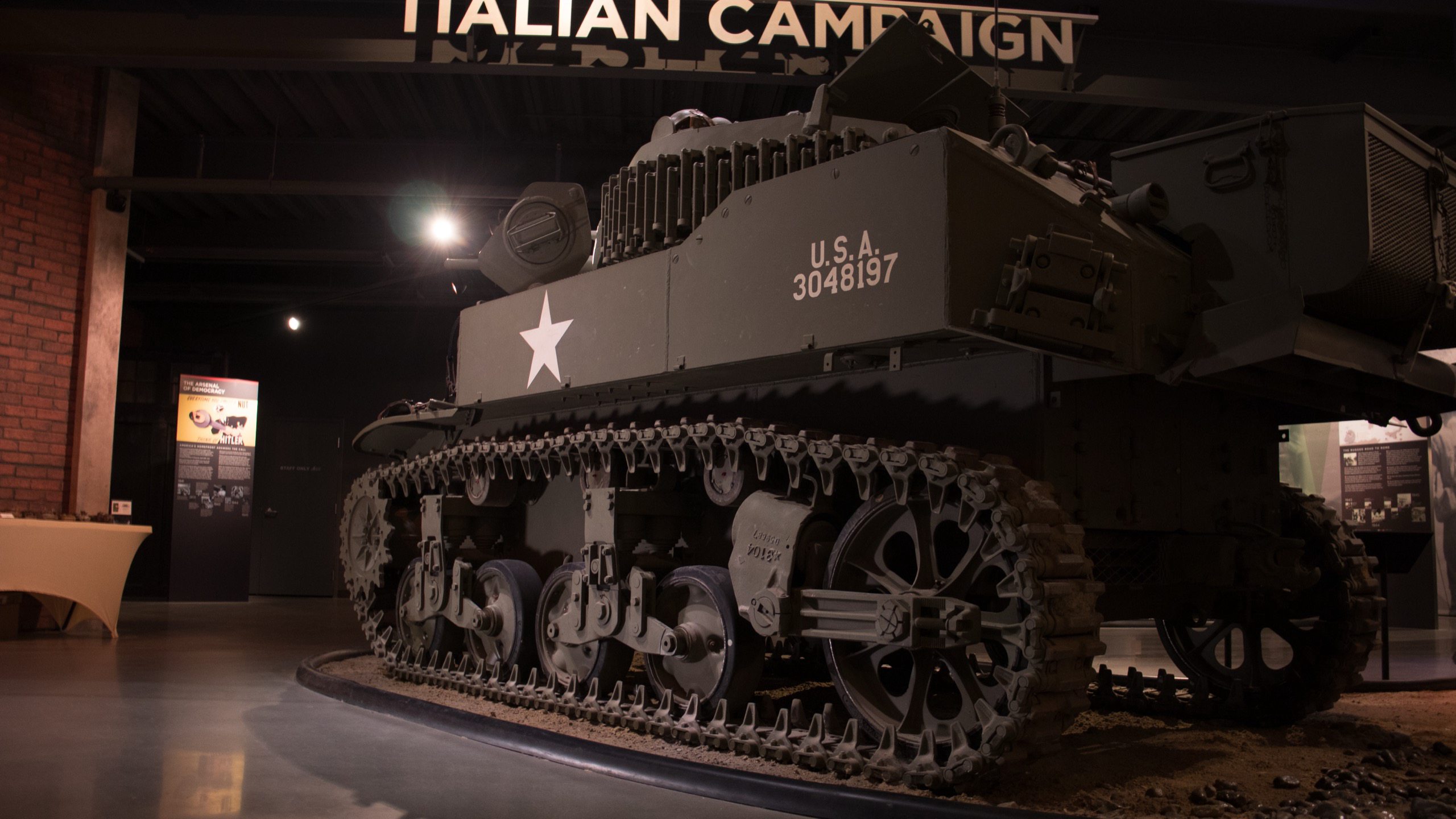 1942 M5A1 Stuart, left side