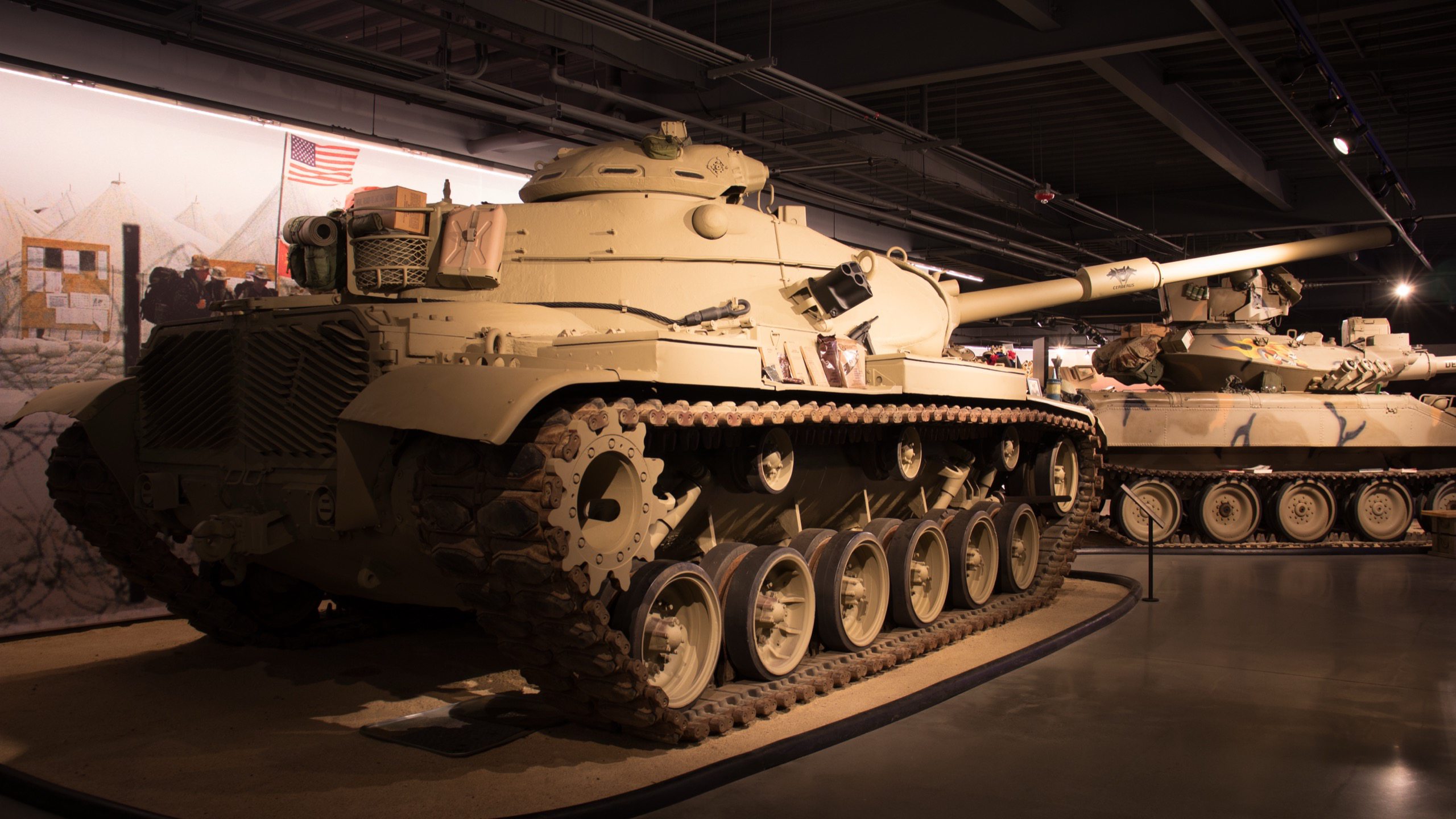 1975 M60A1 Main Battle Tank, right rear