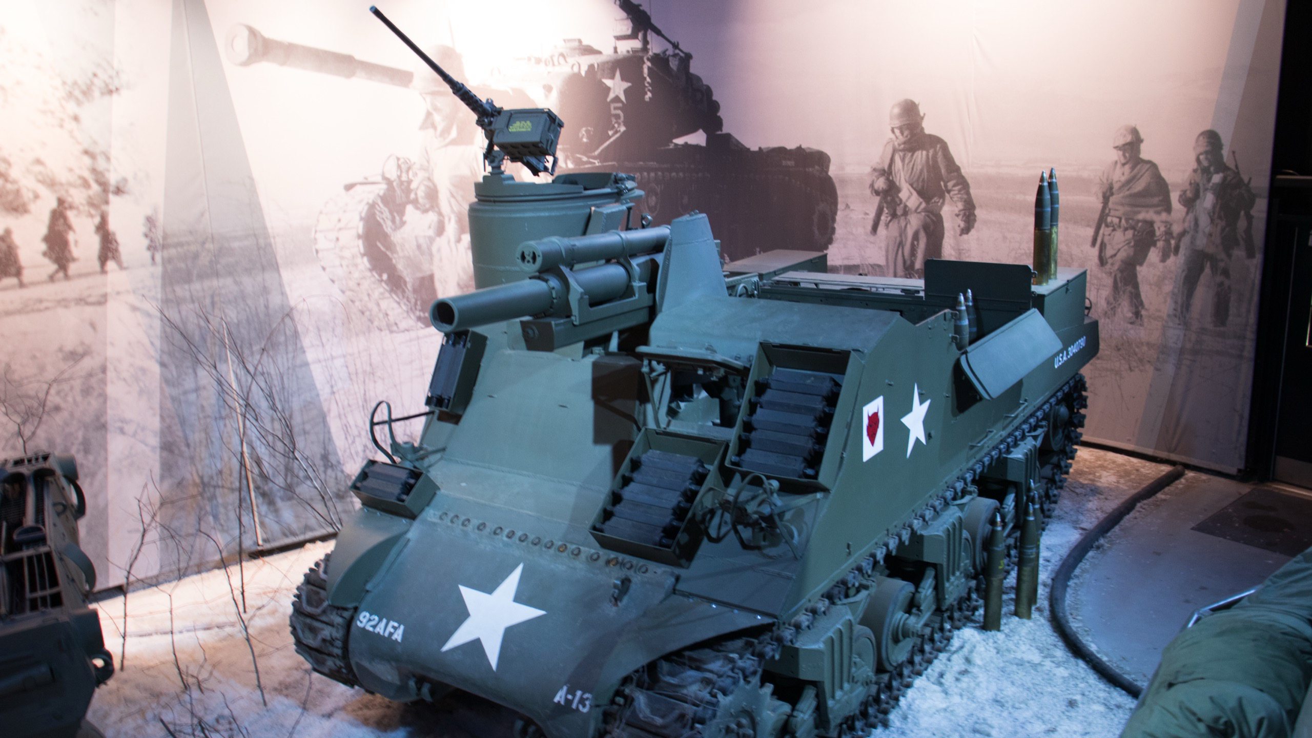 1950 M7B2 Priest, top
