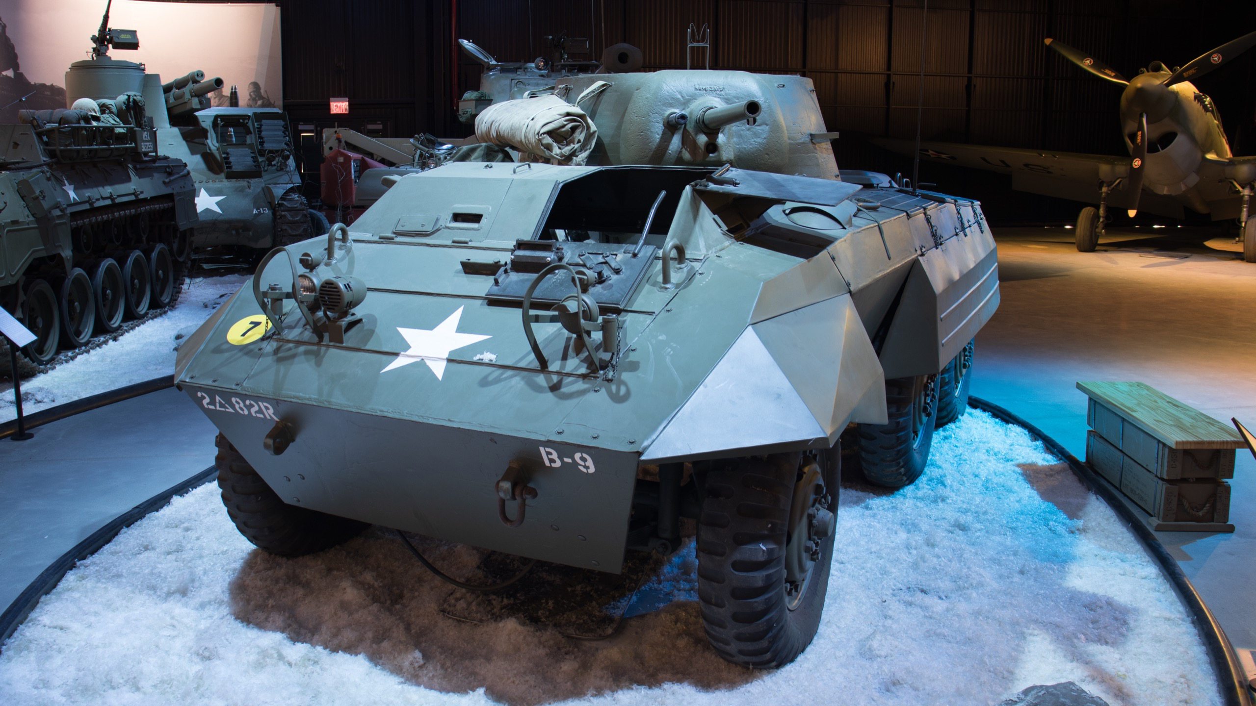 1943 M8 Greyhound, front