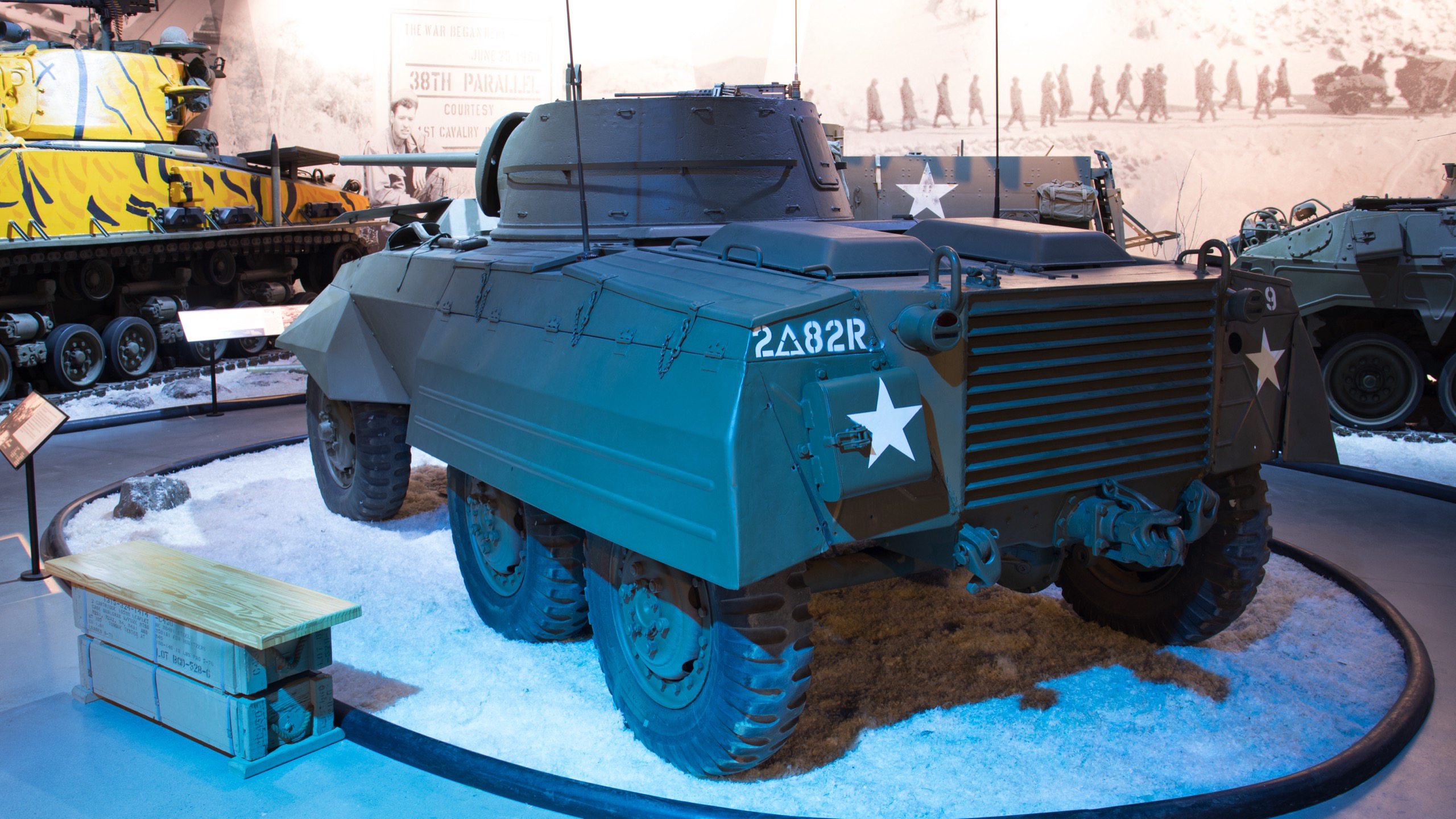 1943 M8 Greyhound, rear left