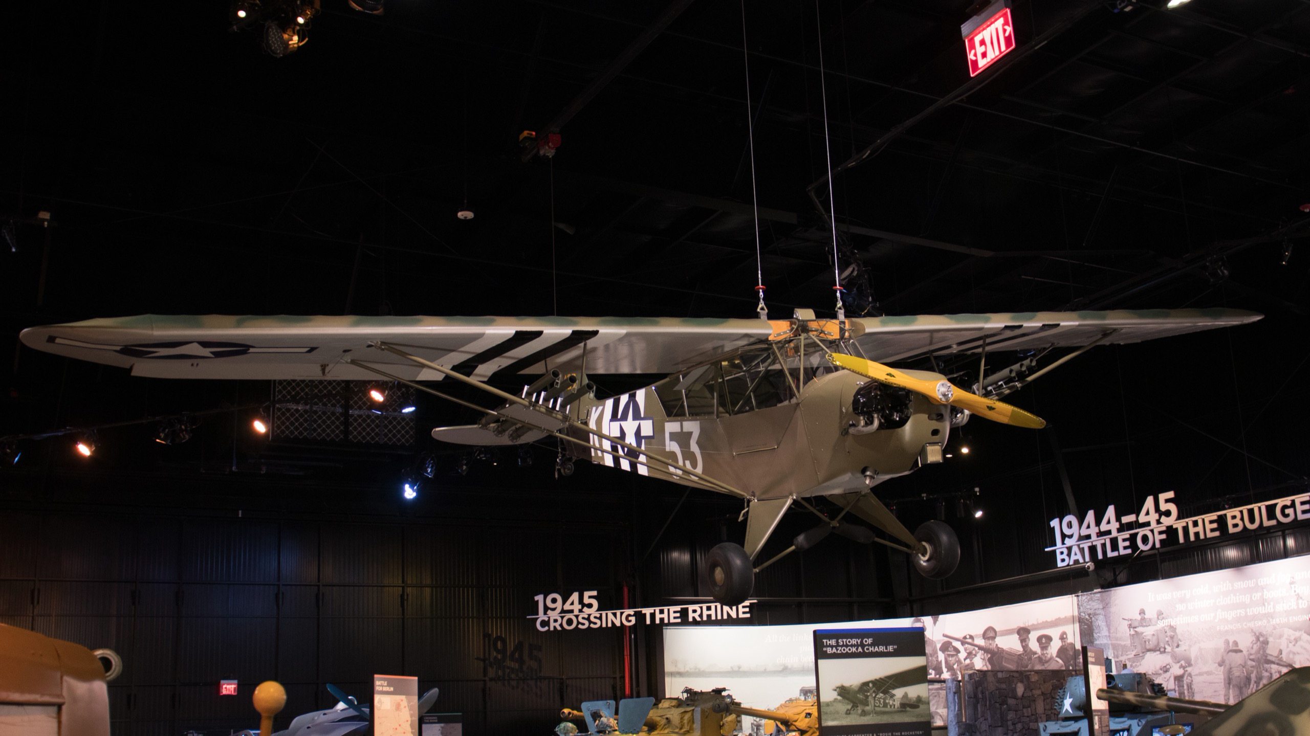 1943 Piper L-4H Grasshopper "Rosie the Rocketer", front right