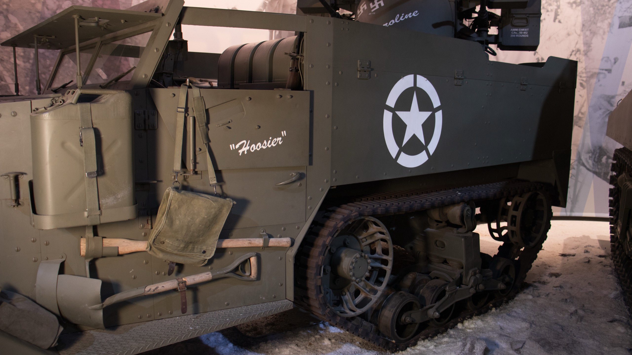1943 M16 Multiple Gun Motor Carriage MGMC, left side