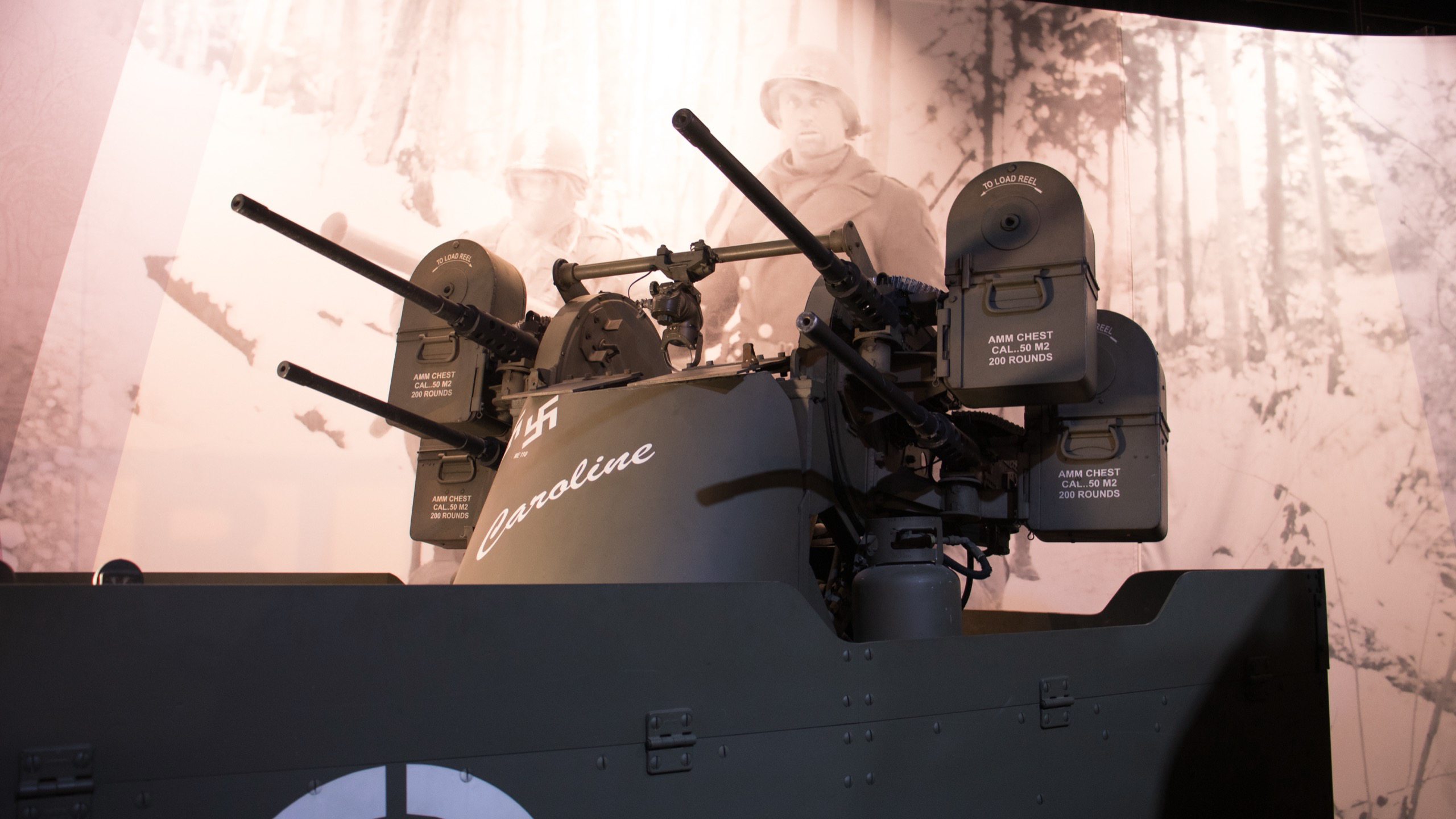 1943 M16 Multiple Gun Motor Carriage MGMC, turret