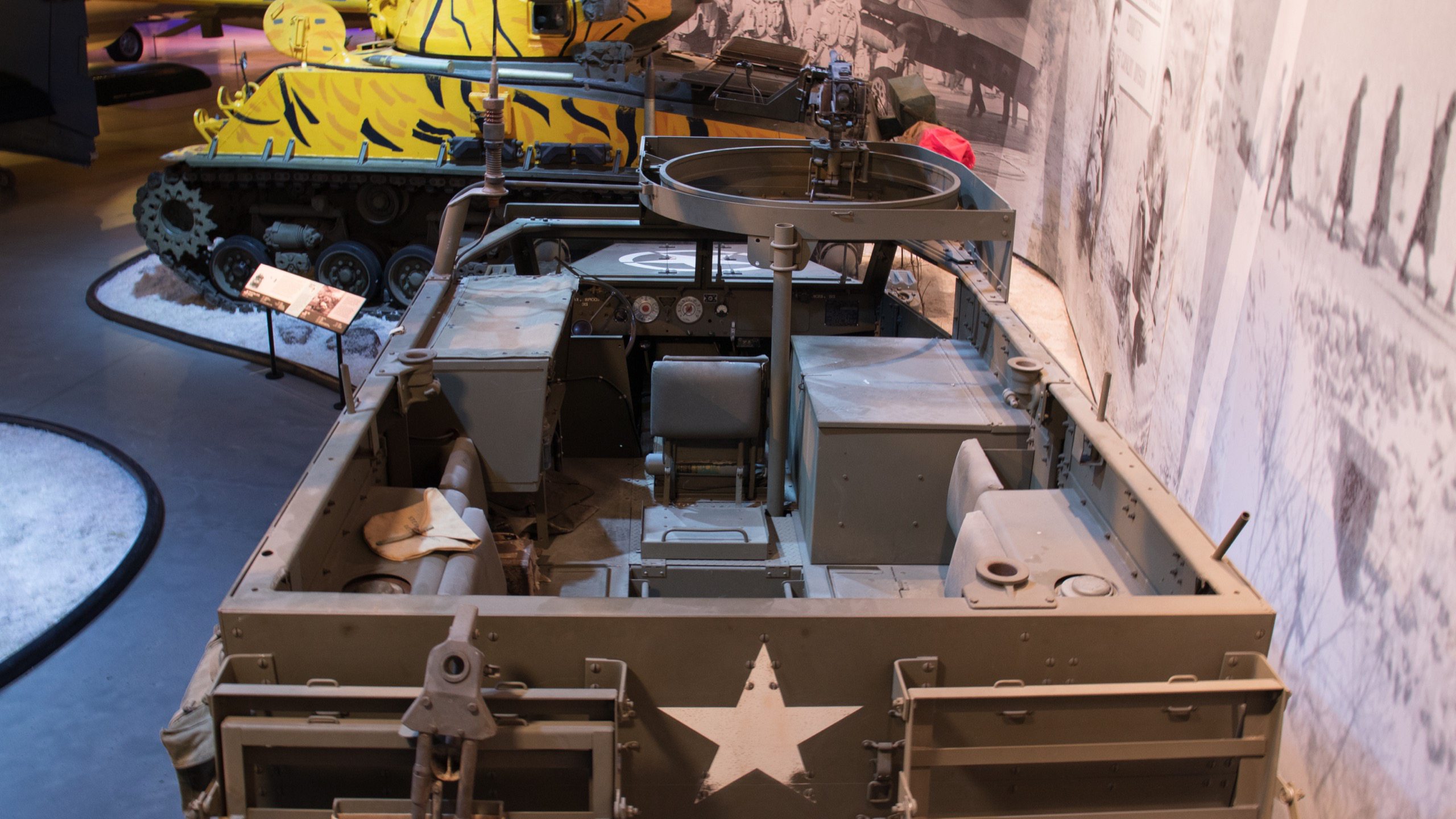 1944 M2A1 Half-Track, interior