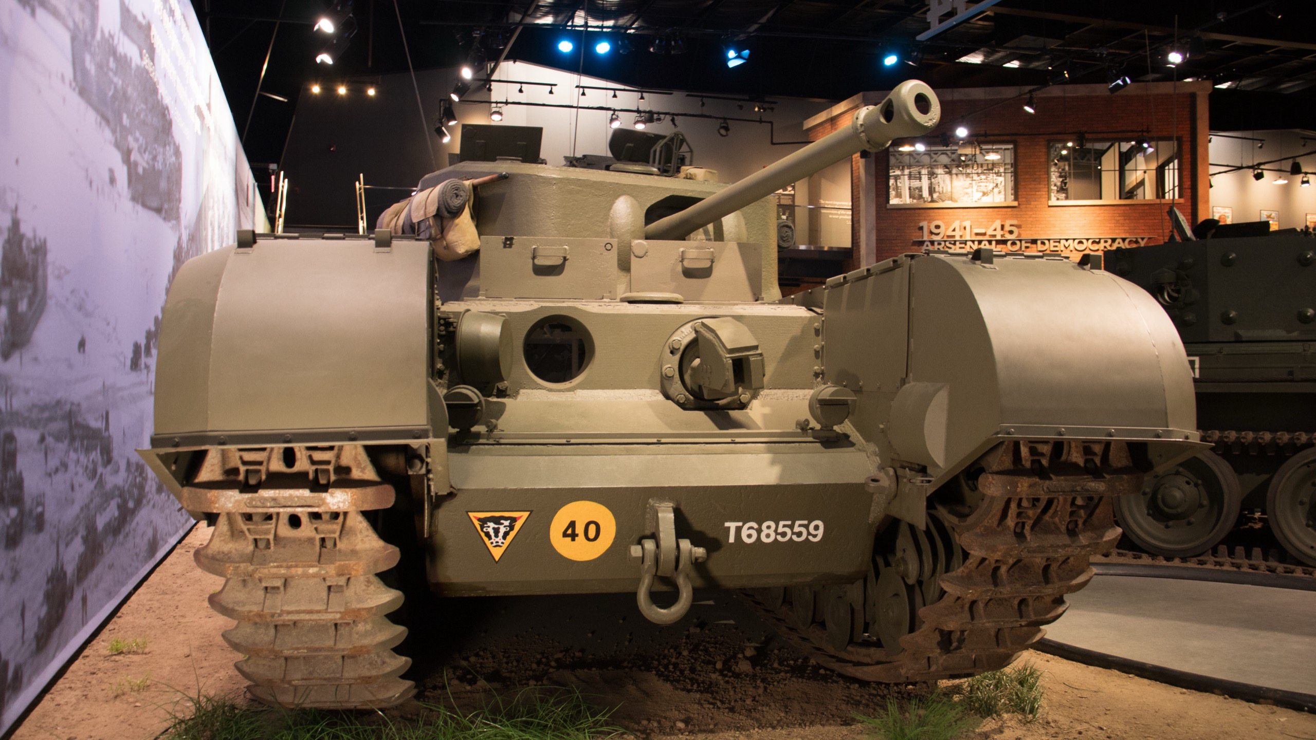 1944 Churchill Mk.VII Crocodile (A22), front