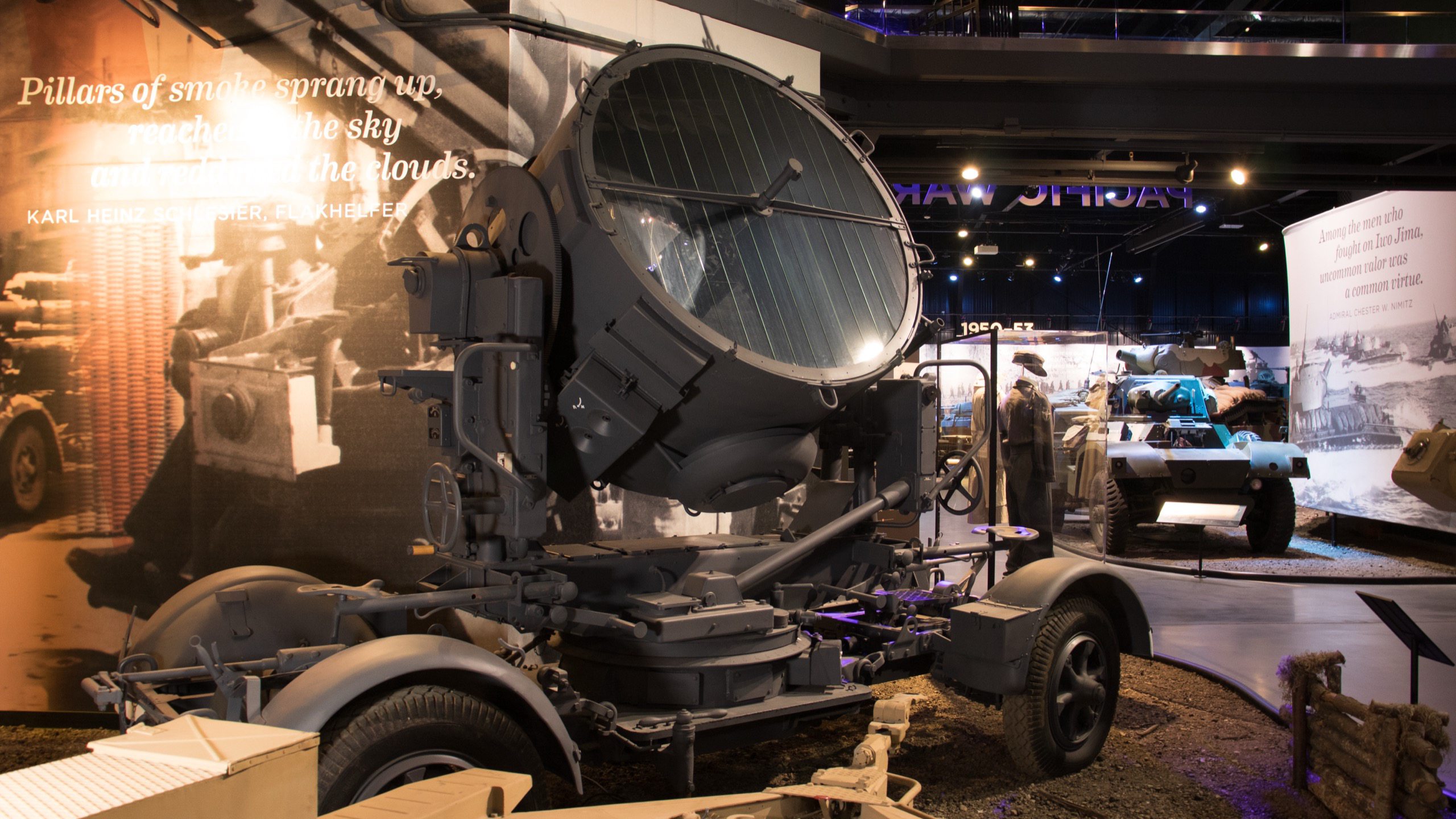 1943 150cm Flakscheinwerfer 34 Searchlight & 24 Kw Generator, spotlight hero image