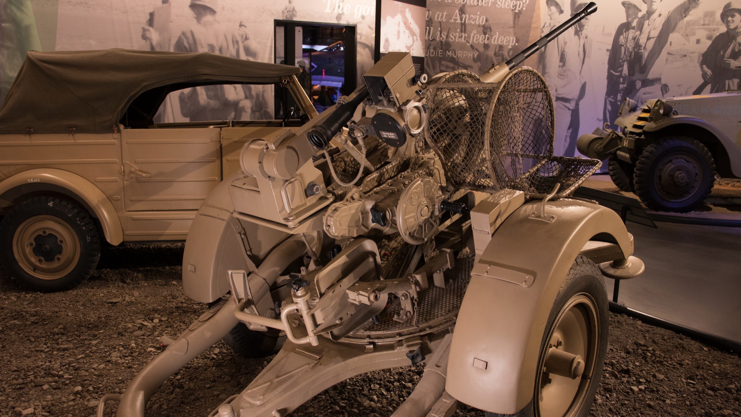 1940 2 cm Flugzeugabwehrkanone Flak 38, rear
