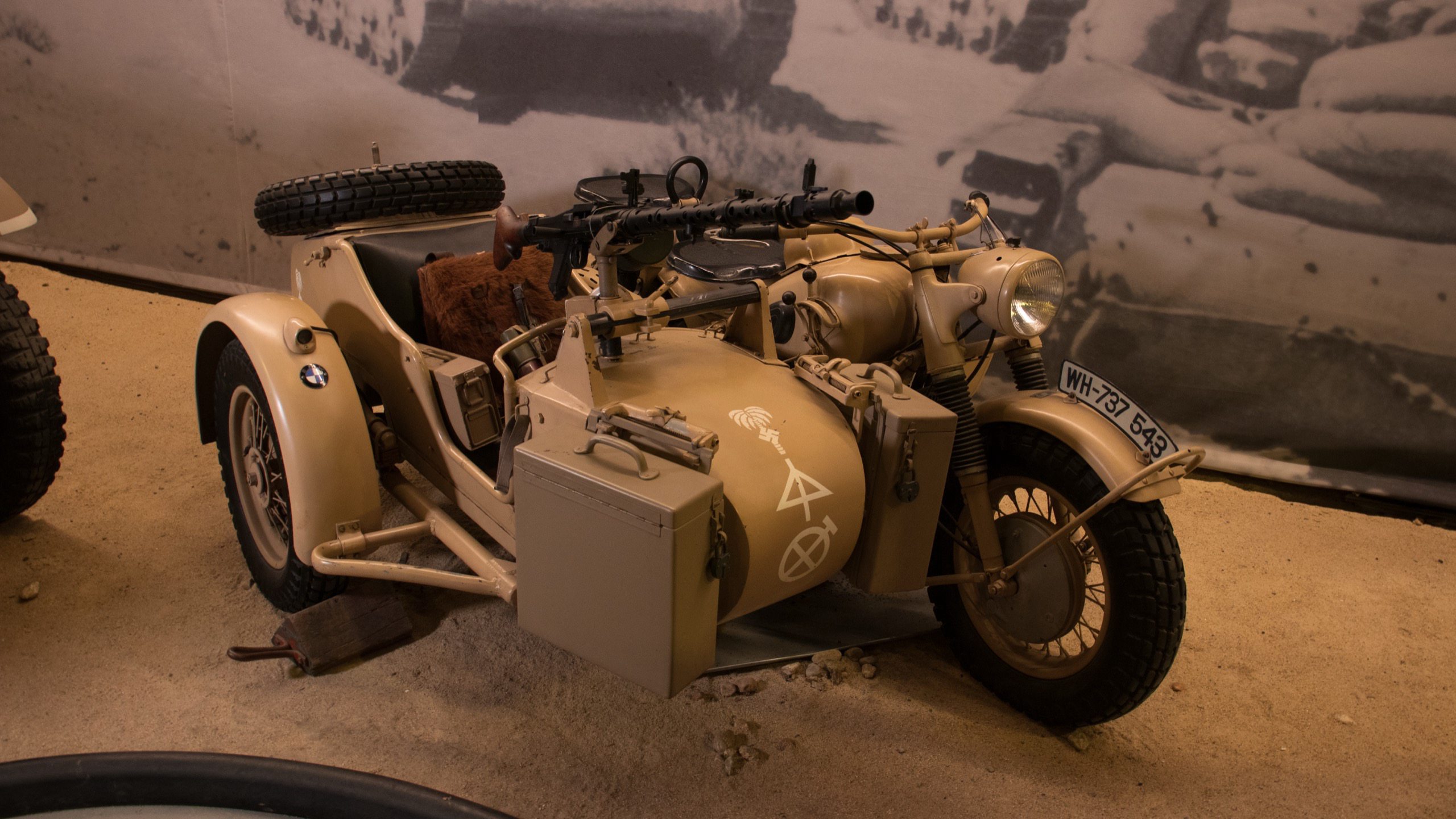 1942 R75 Motorcycle with Sidecar