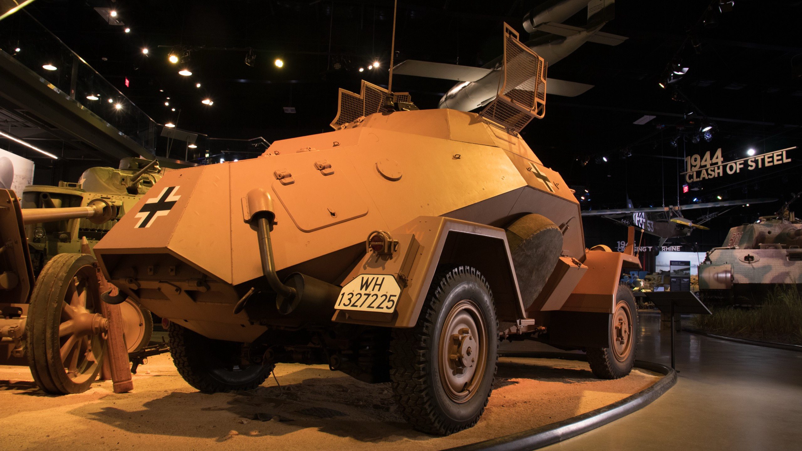 1940 Leichter Panzerspähwagen Sd.Kfz 222 Scout Car, rear