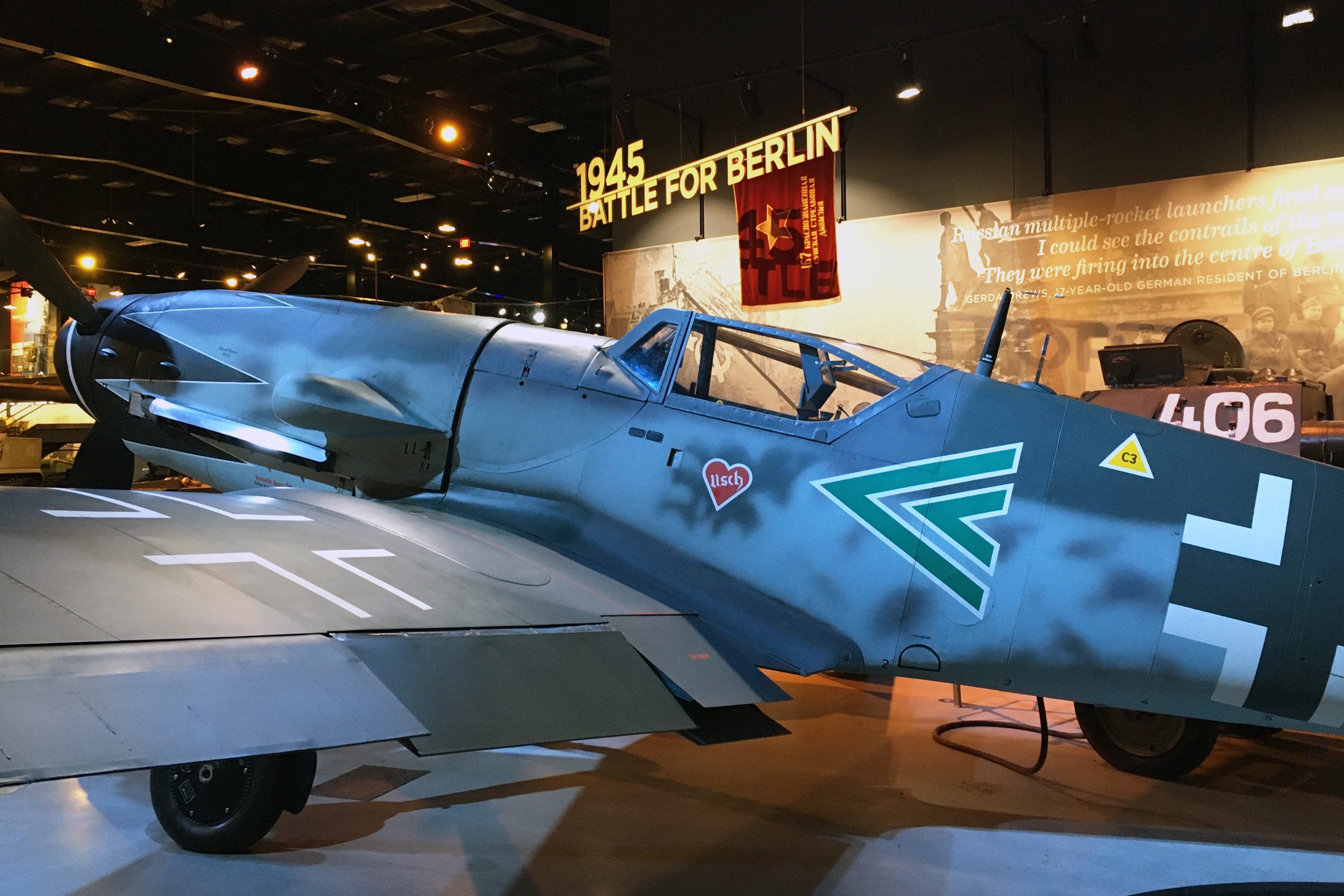 Messerschmitt Me 262B-1a at the American Heritage Museum