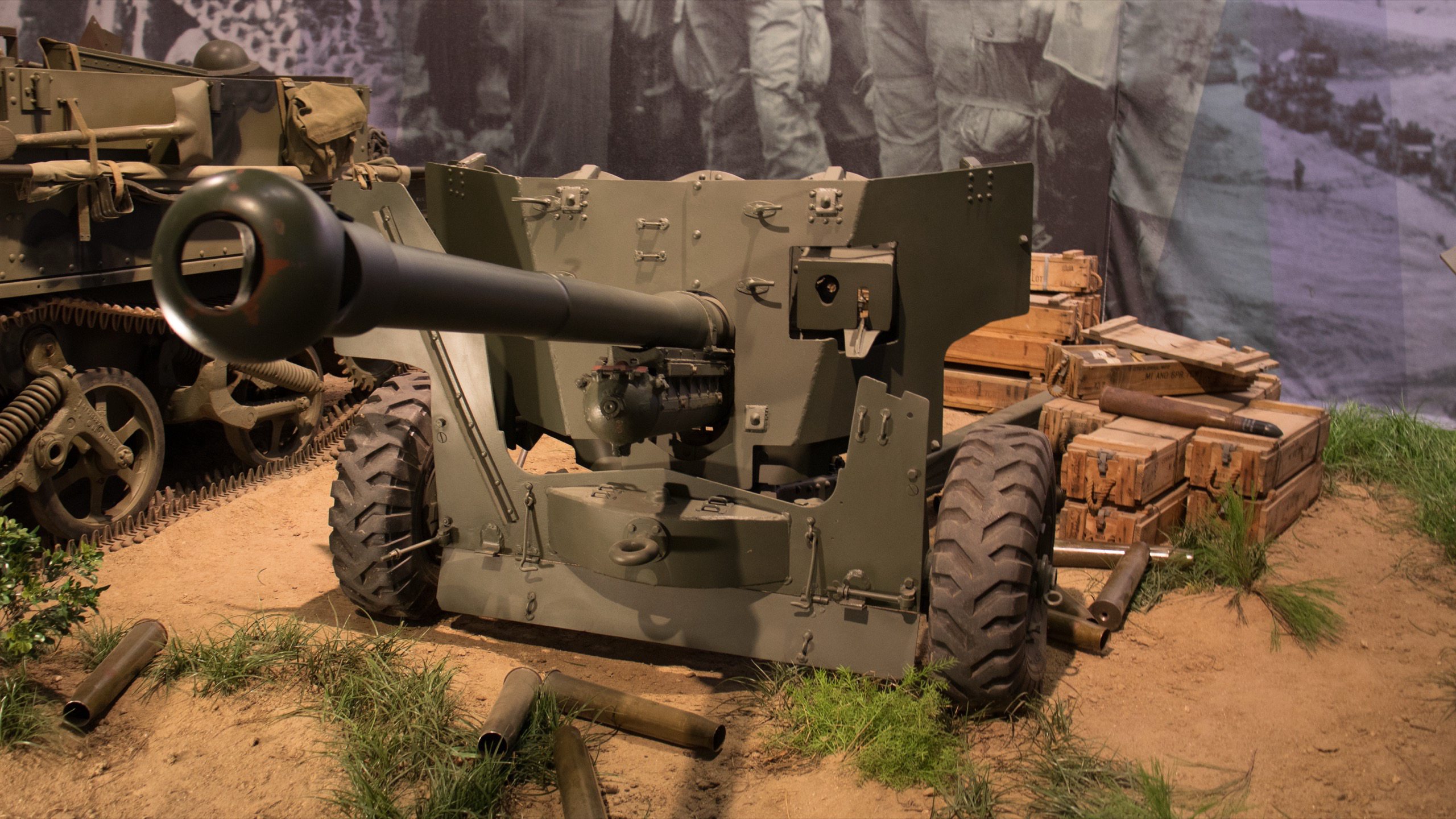 1942 Ordnance Quick-Firing QF 6-pounder 7 cwt, front