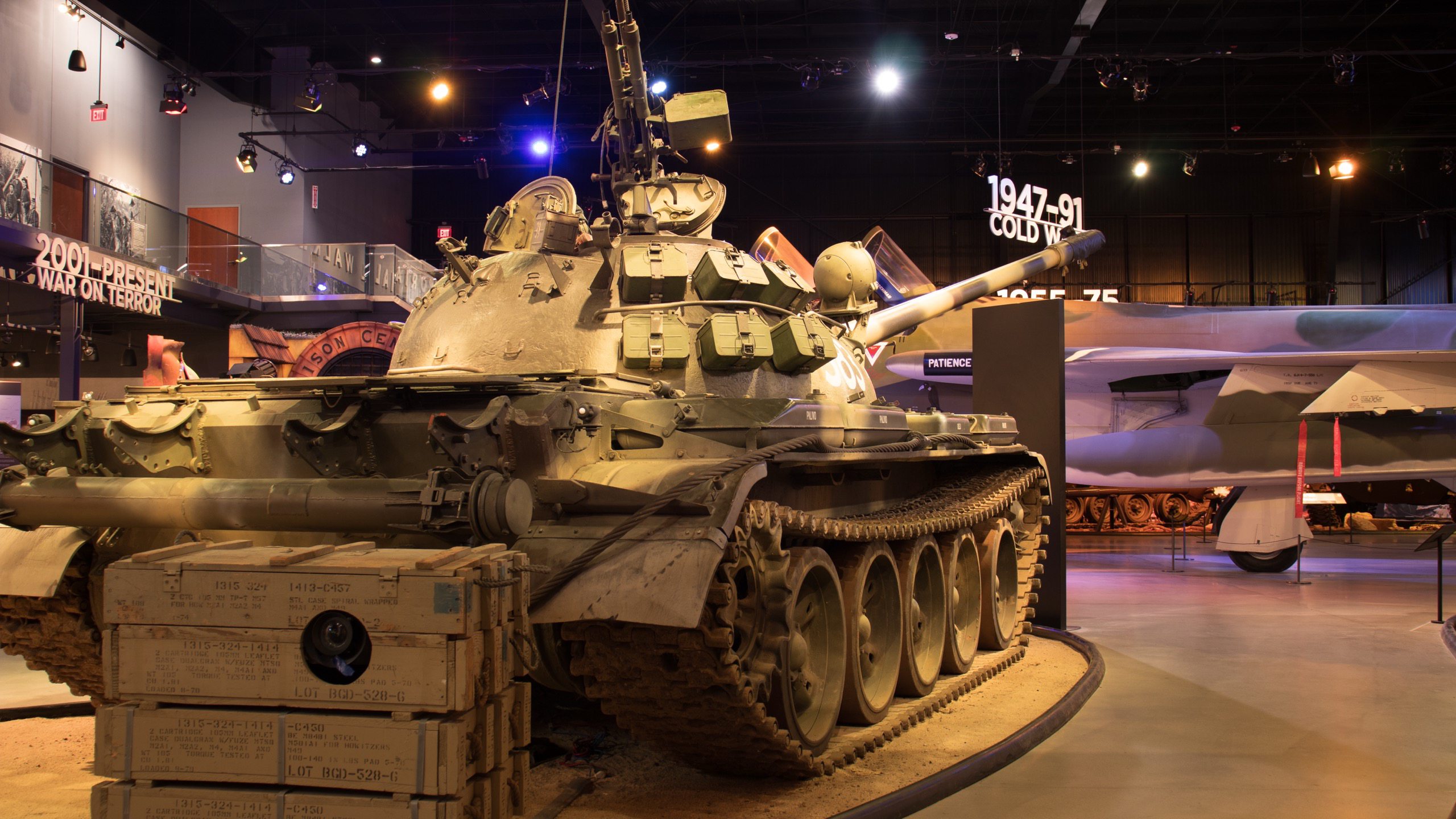 1980 Soviet T-55, right rear