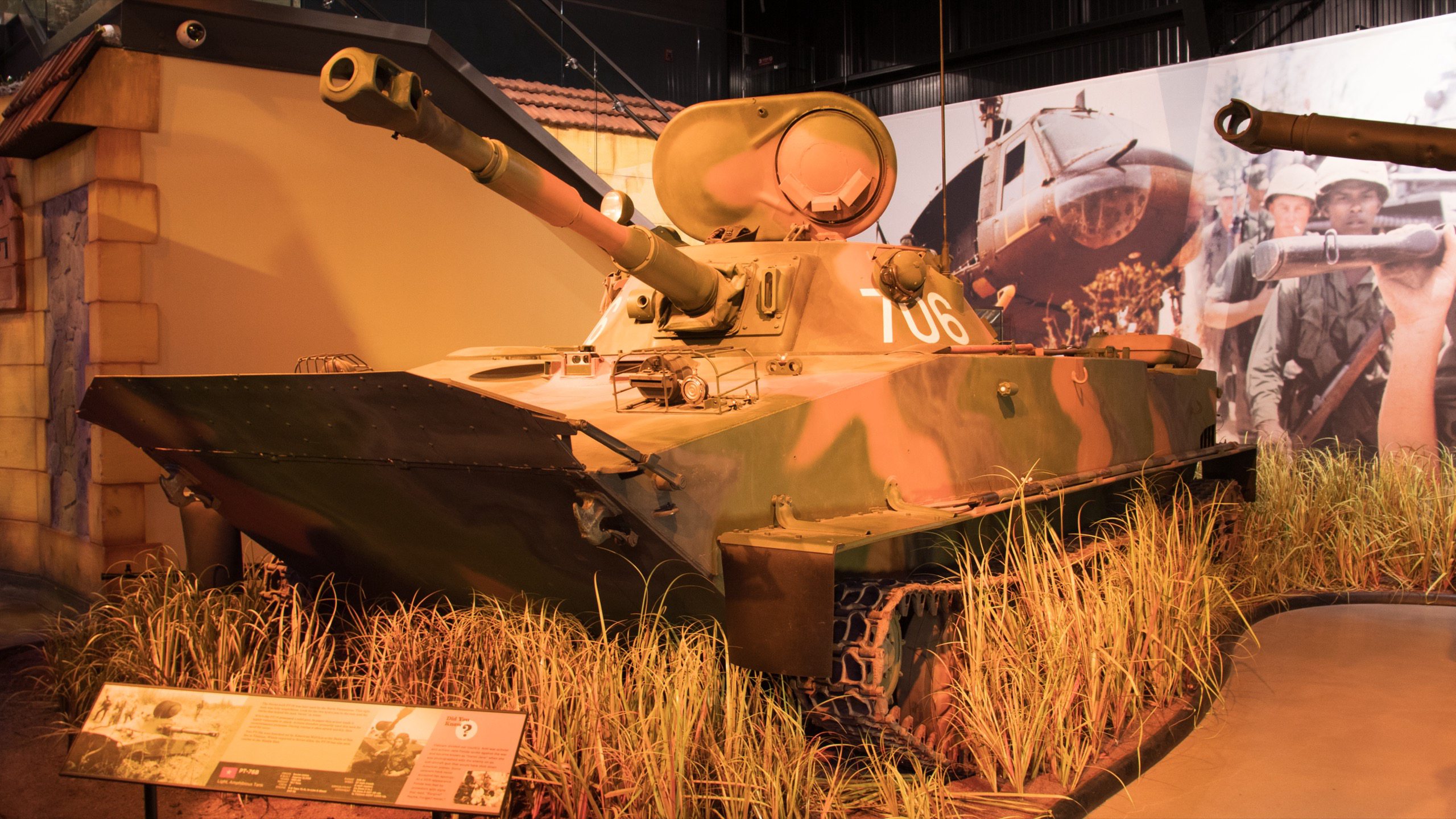 1965 Soviet PT-76, front